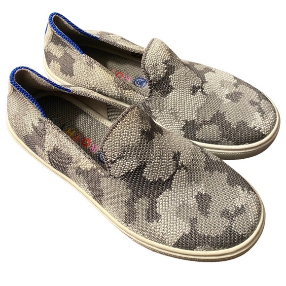 Kids’ Rothy’s gray camo slip on sneakers - Picture 1 of 6